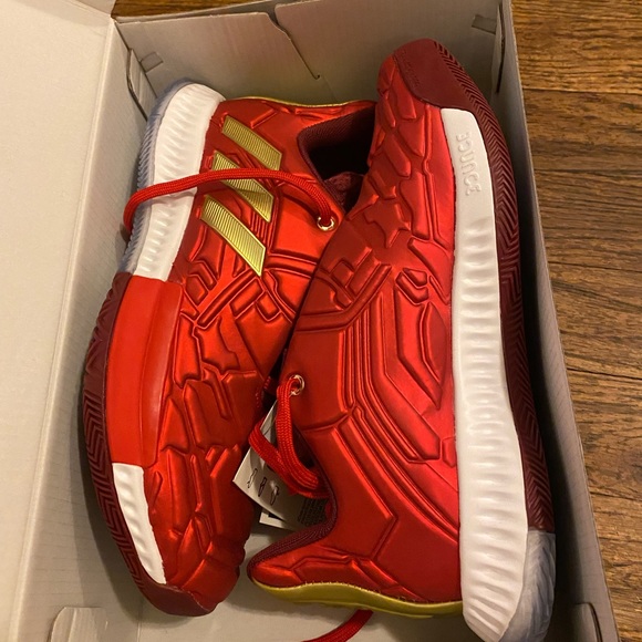 BNWT, Adidas X Marvel Harden Vol 3 Ironman Kicks 4 - Picture 6 of 8